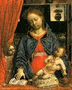 Vincenzo Foppa Madonna and Child with an Angel  k oil painting reproduction
